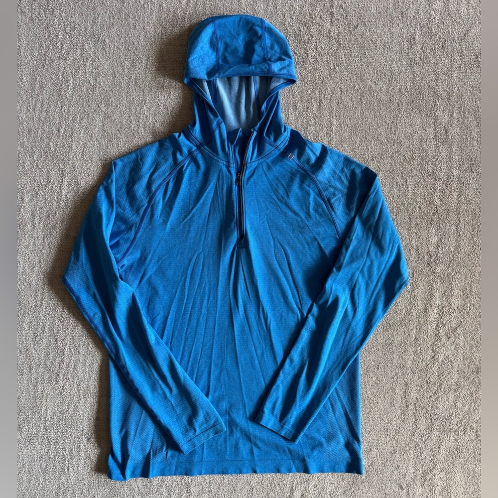 Lululemon Blue Long Sleeve Athletic Top